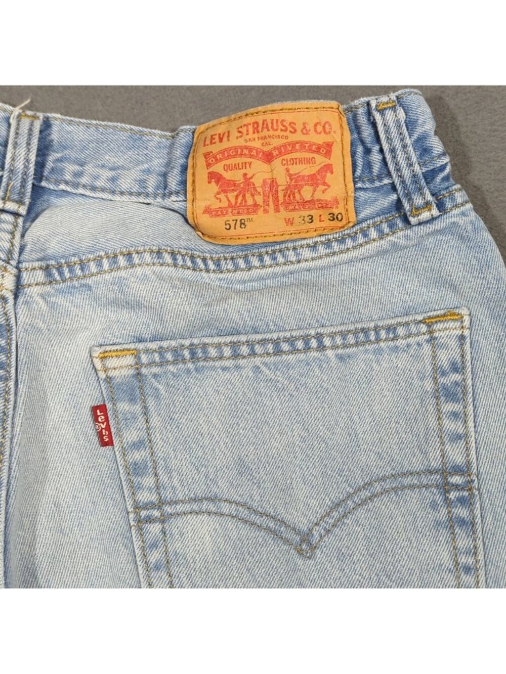 Levi's Jeans Men's 33x30 Fits 32x27 Blue 578 Baggy Denim Skater